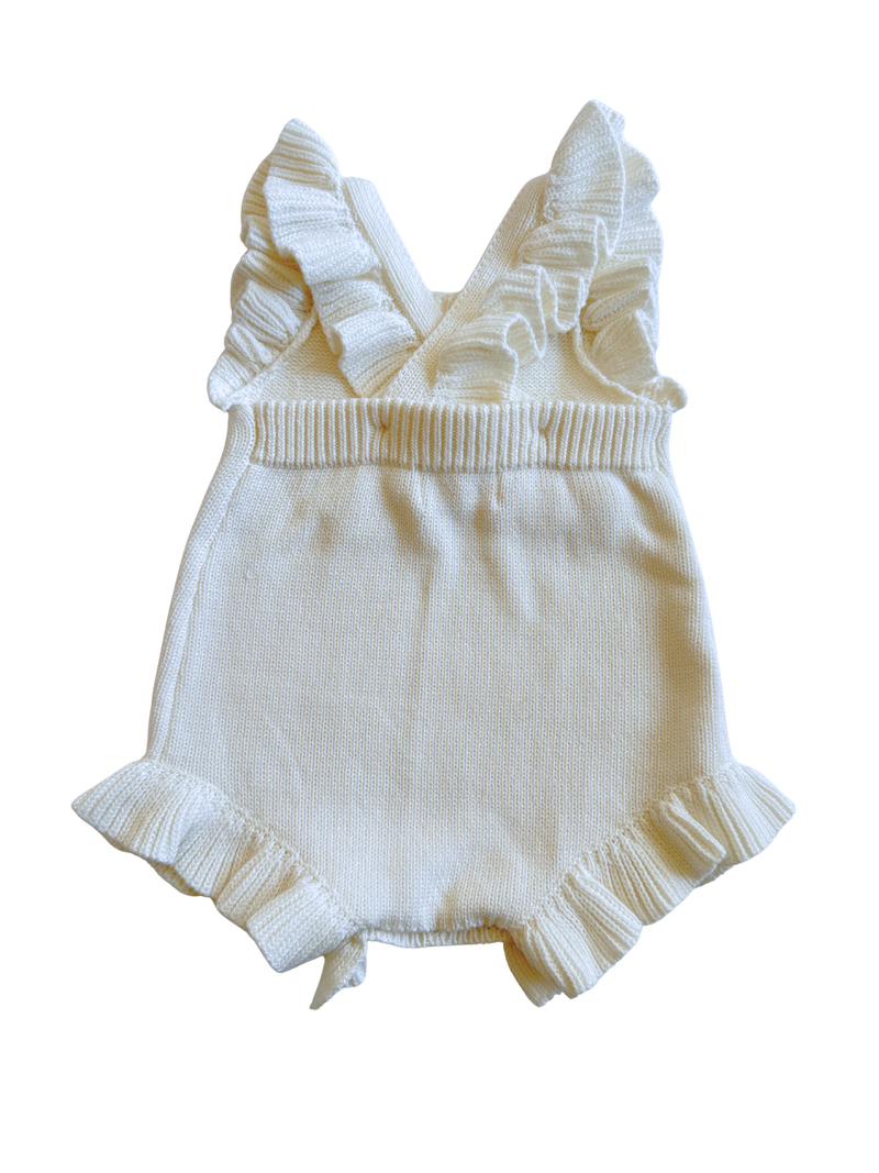 Frills Knit Romper