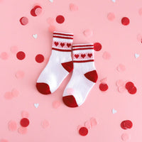 Valentine's Athletic Crew Sock