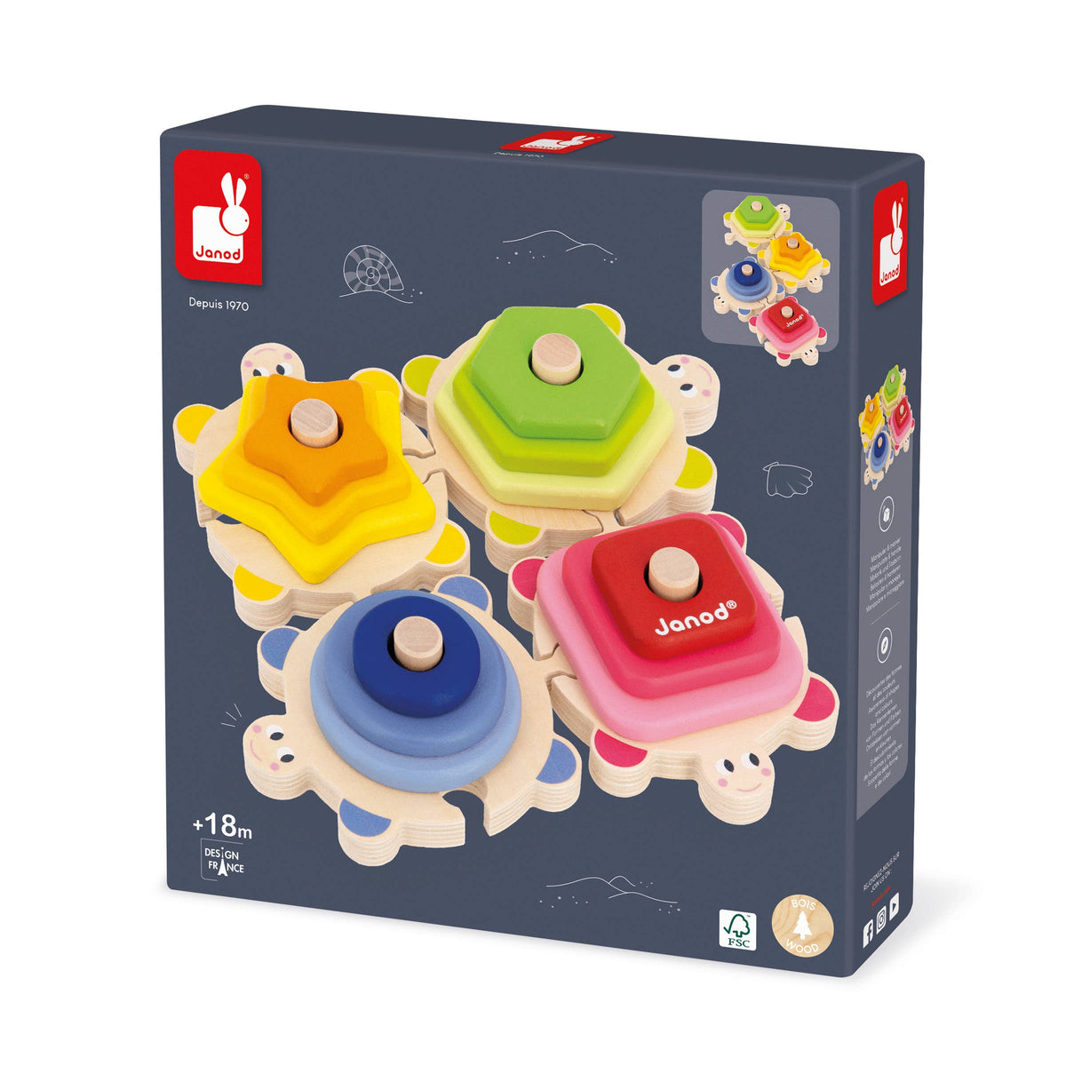 Zigolos Stackable Turtle Puzzle