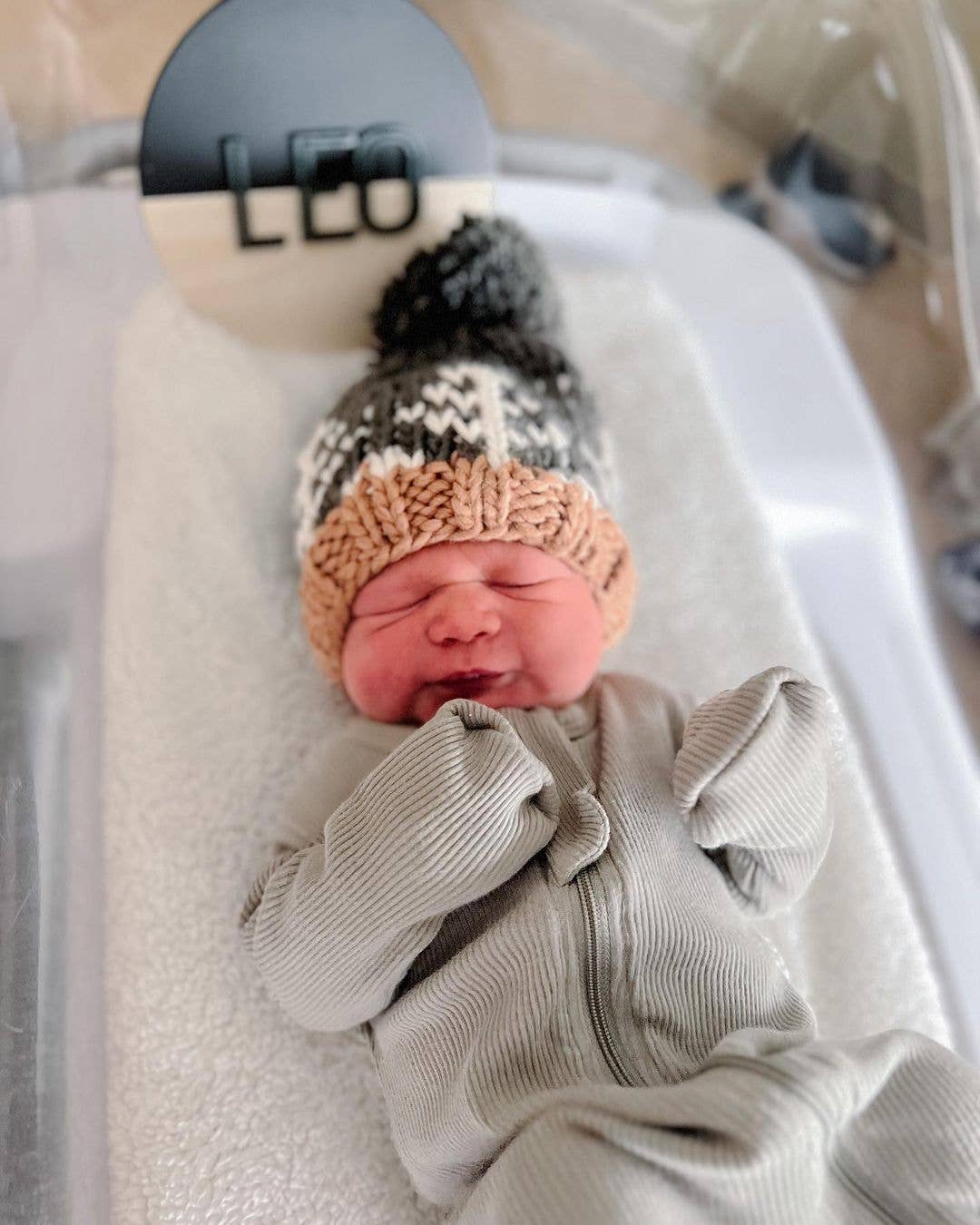 Forest Knit Beanie Hat Loden Baby & Kids