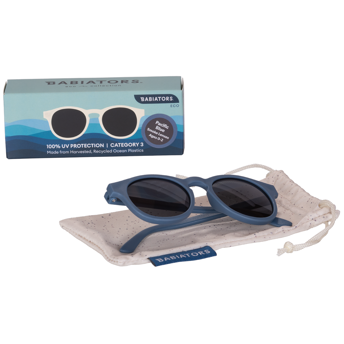 Keyhole Sunglasses in Pacific Blue - Kids Eco Collection
