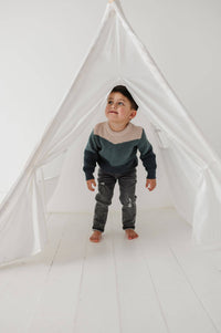 Babysprouts Colorblock Knit Sweater