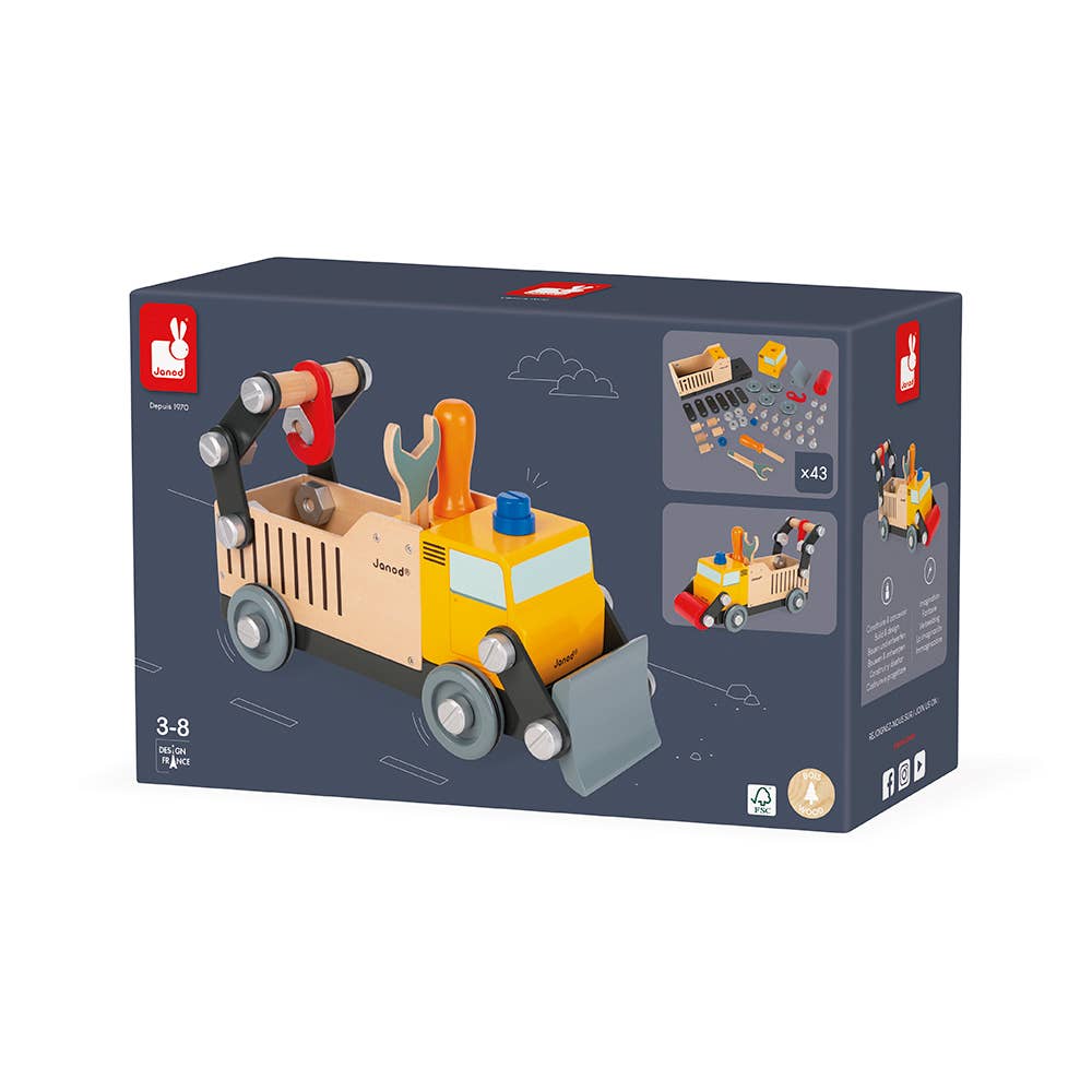 Construction Truck 2 toys in 1: Build & Play