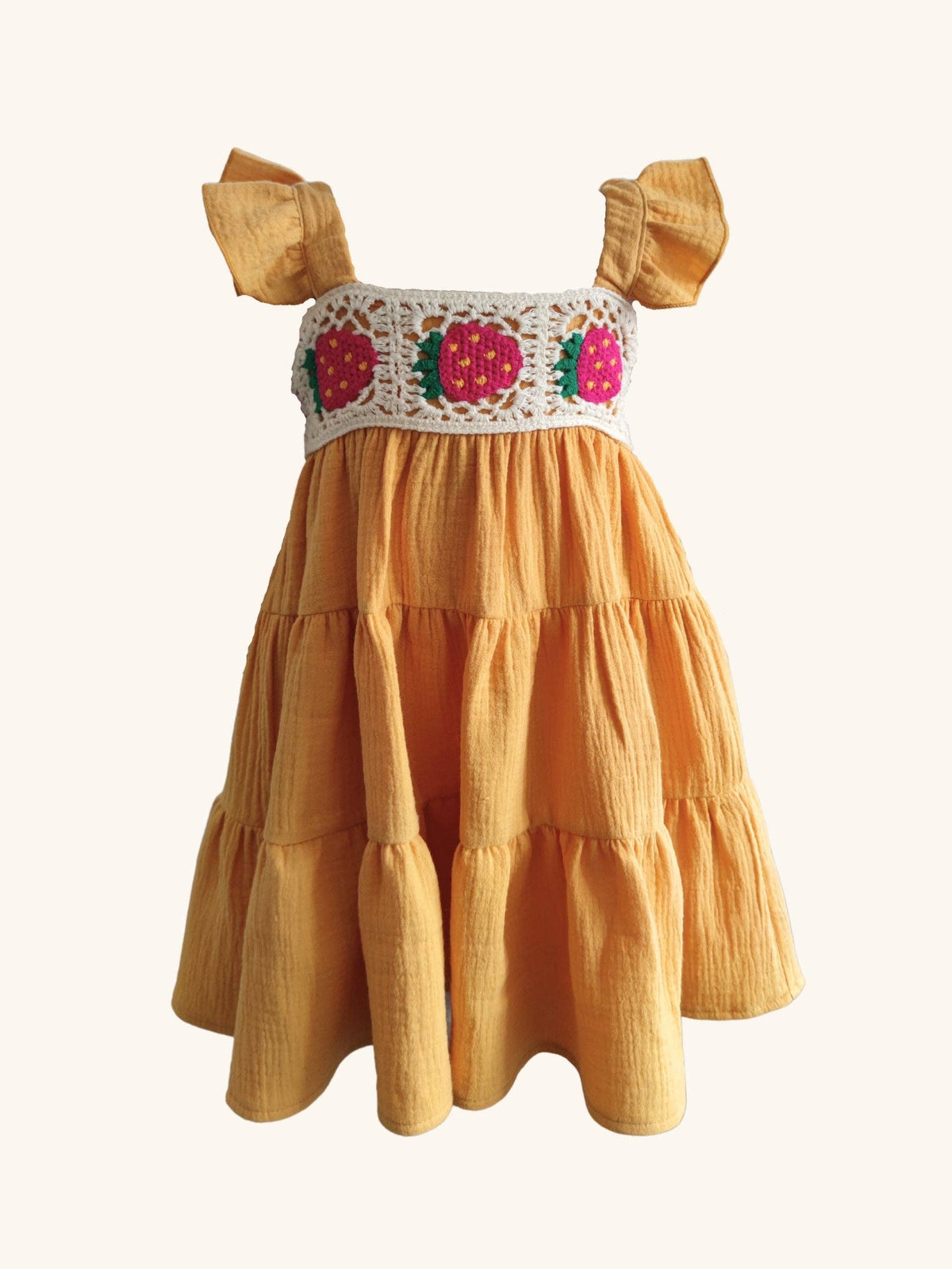 Crochet Berry Dress