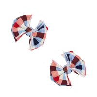 2 Pack Hair Clips - Summertime Check