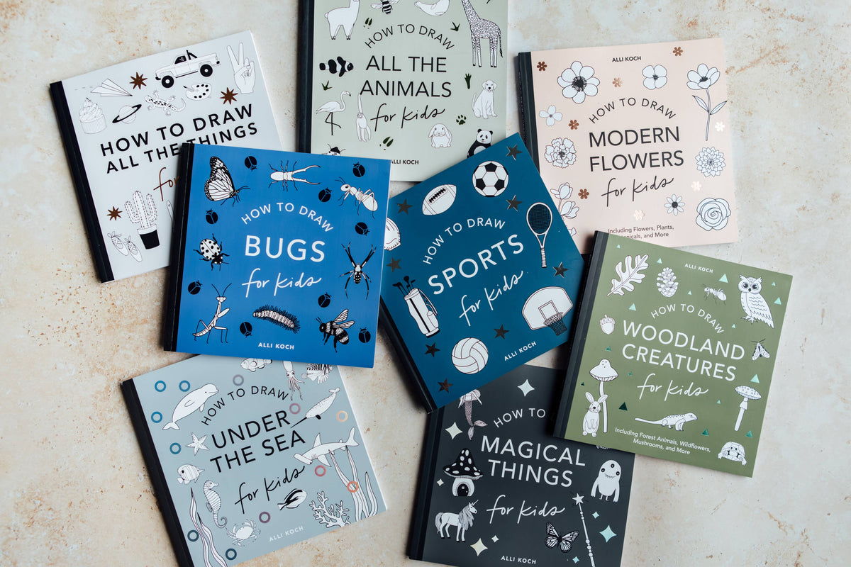 All The Animals: A How to Draw Art Book for Kids