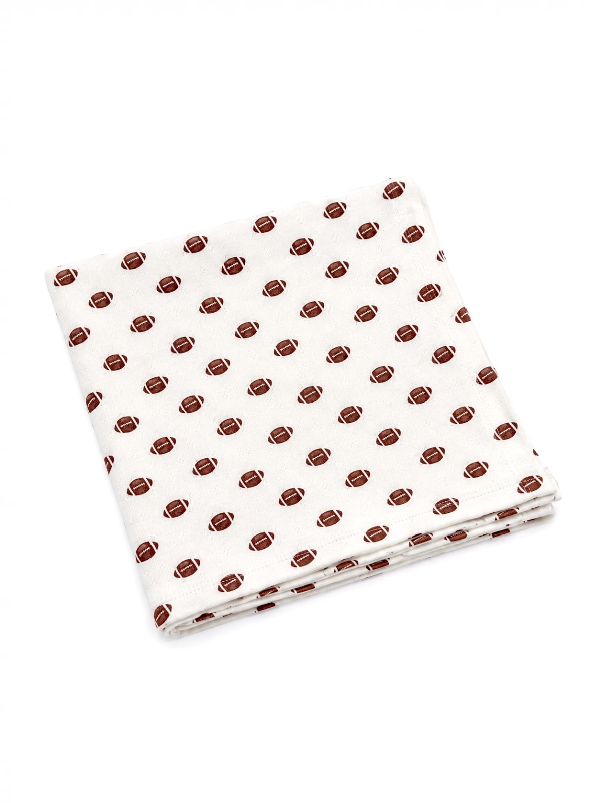 Football Organic Pointelle Swaddle
