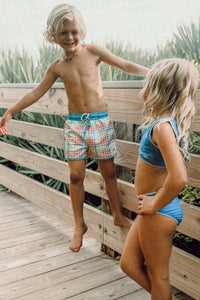 Scoopback Set (bluebird embroidered)