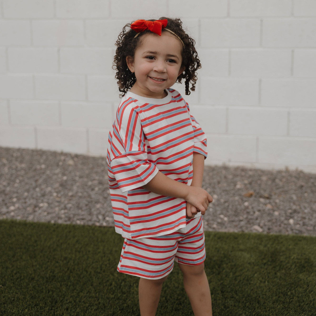 Child Short Set | Heritage Stripe