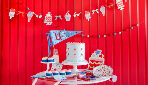Summertime Felt Pennant Banner
