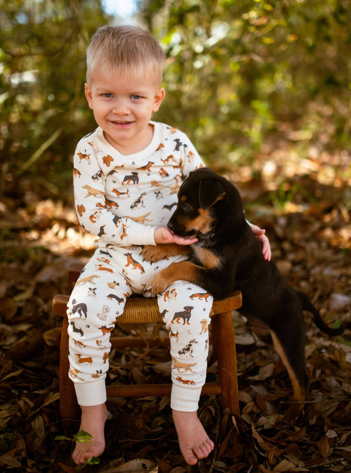 Puppy Love | Kids' Organic PJ Set