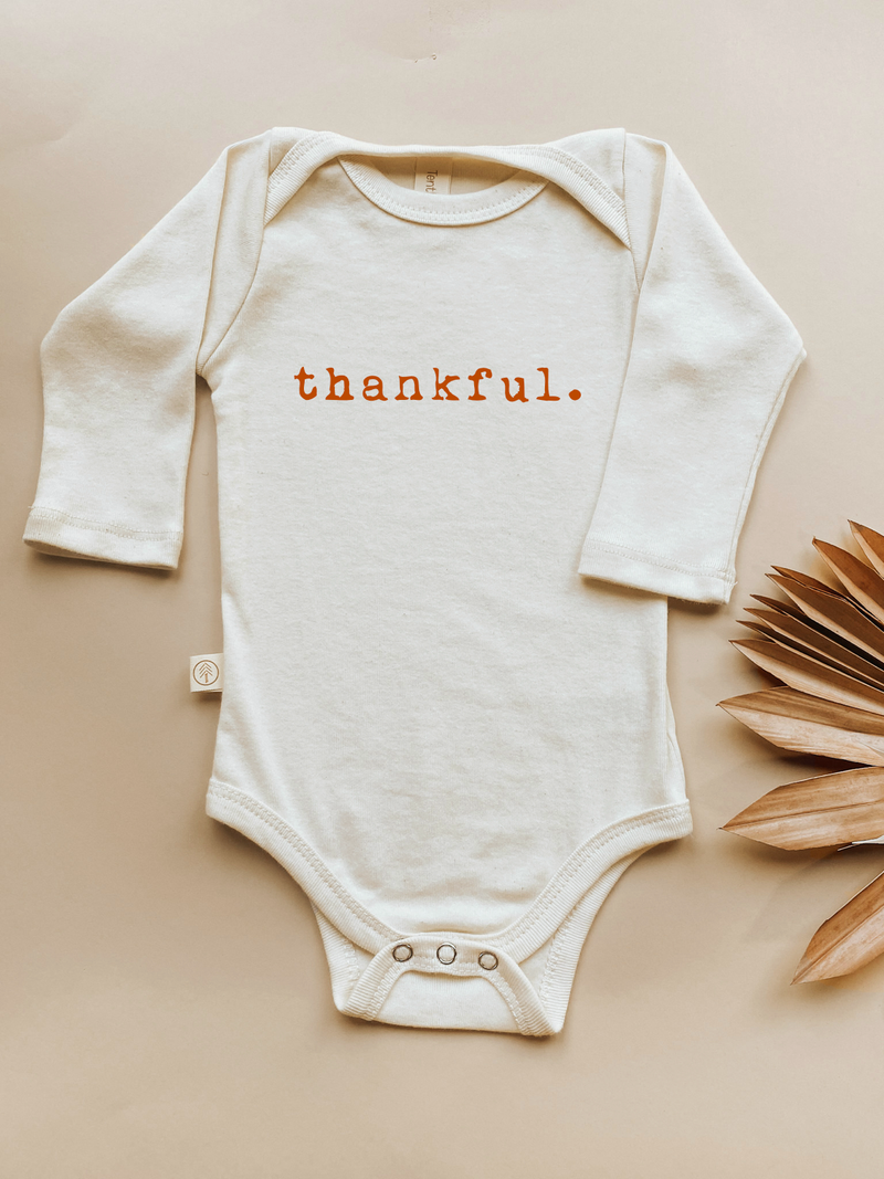 Thankful Organic Bodysuit Long Sleeve