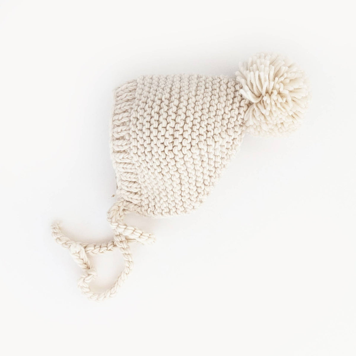 Natural Garter Stitch Knit Bonne