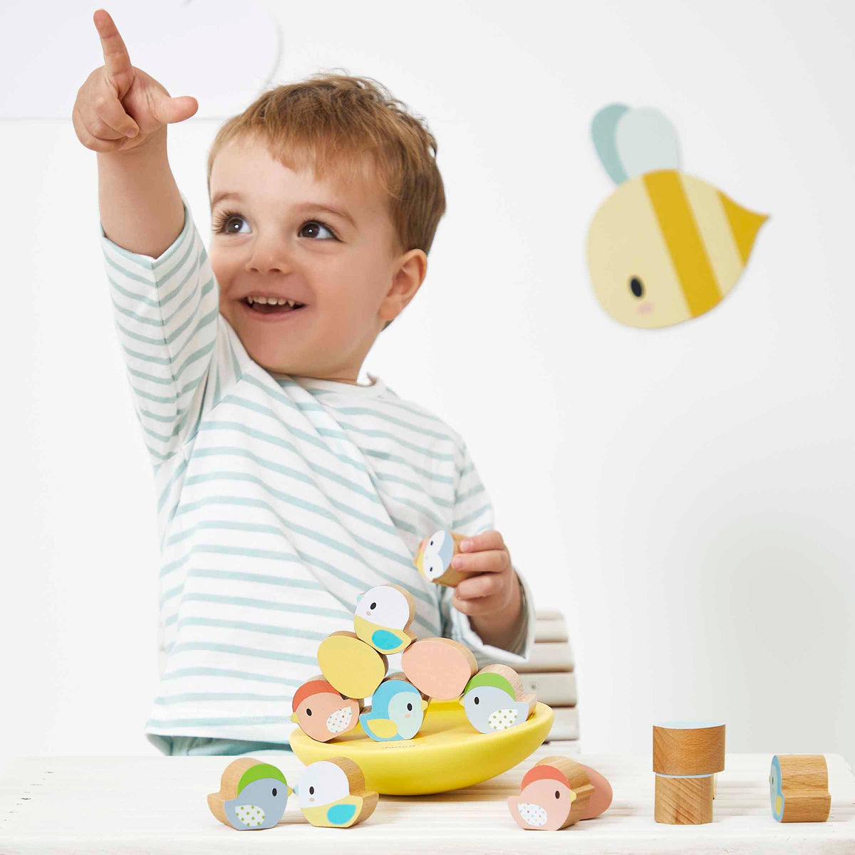 Pure | Nest Balancing Game | 9 birds and 6 eggs