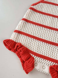 Crochet Knit Cotton Romper