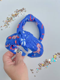 KU RockChalk Jayhawk Knotted Headband