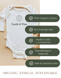 Little Sister Organic Baby Bodysuit