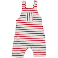 Dandy Red/White Jersey Overalls