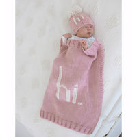 Hi. Rosy Hand Knit Beanie Hat Baby & Kids