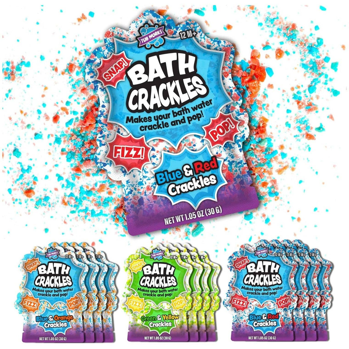 Tub Works® Bath Crackles Bath Toy, Variety