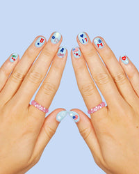 America 250 Nail Stickers | patriotic nails, usa party