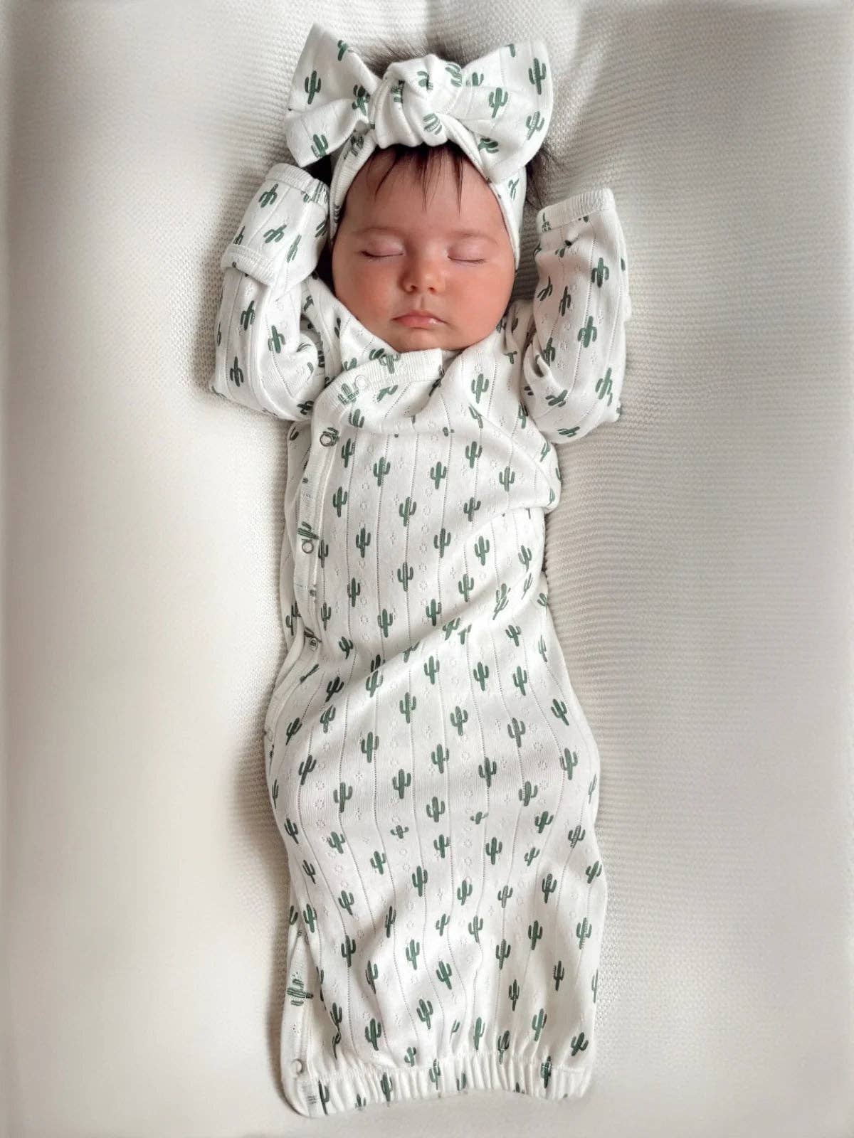Cactus / Organic Pointelle Gown