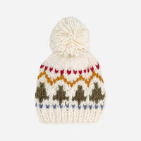 Holiday Tree Fair Isle Hat Kids Baby Fall Winter Beanie