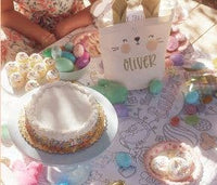 Kids Easter Coloring Tablecloth Activity