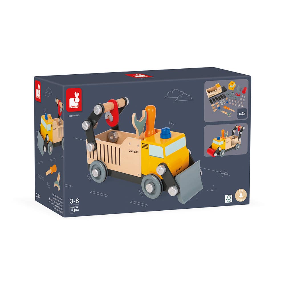 Construction Truck 2 toys in 1: Build & Play