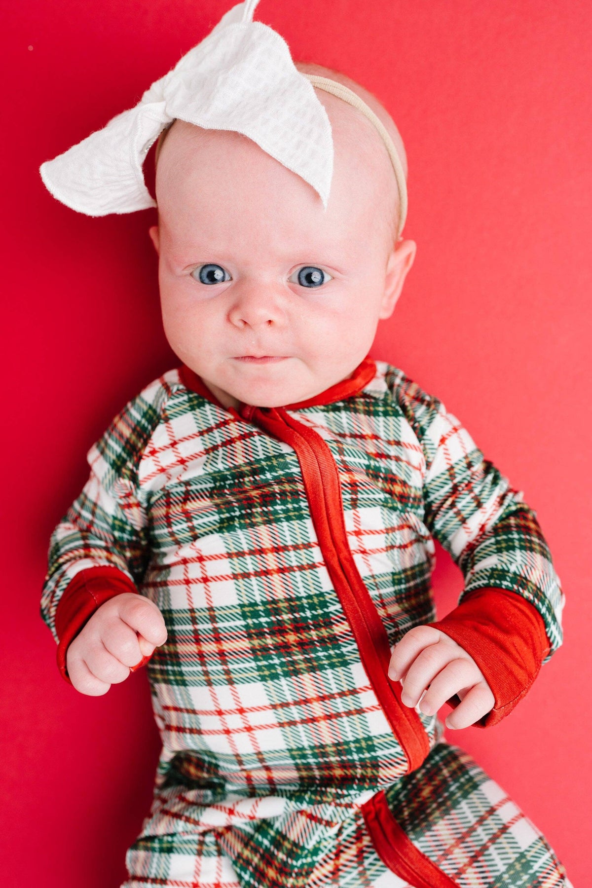 Christmas Plaid Bamboo Sleeper