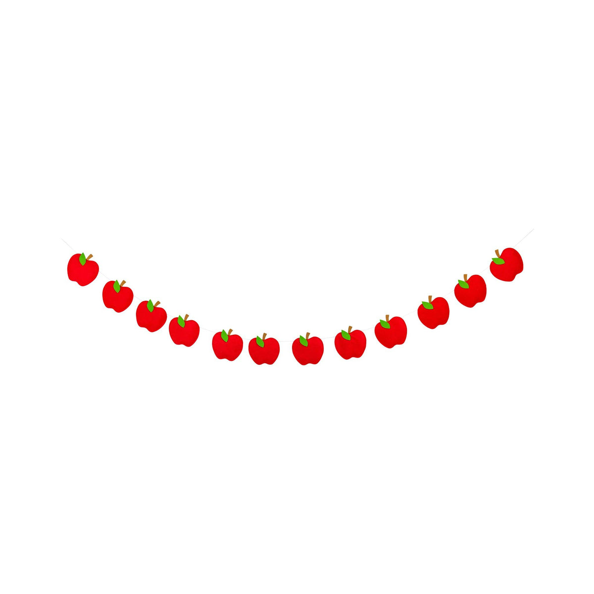 Puffy Felt Apple Banner