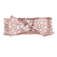 Taffy Floral | Organic Muslin Smocked Headband