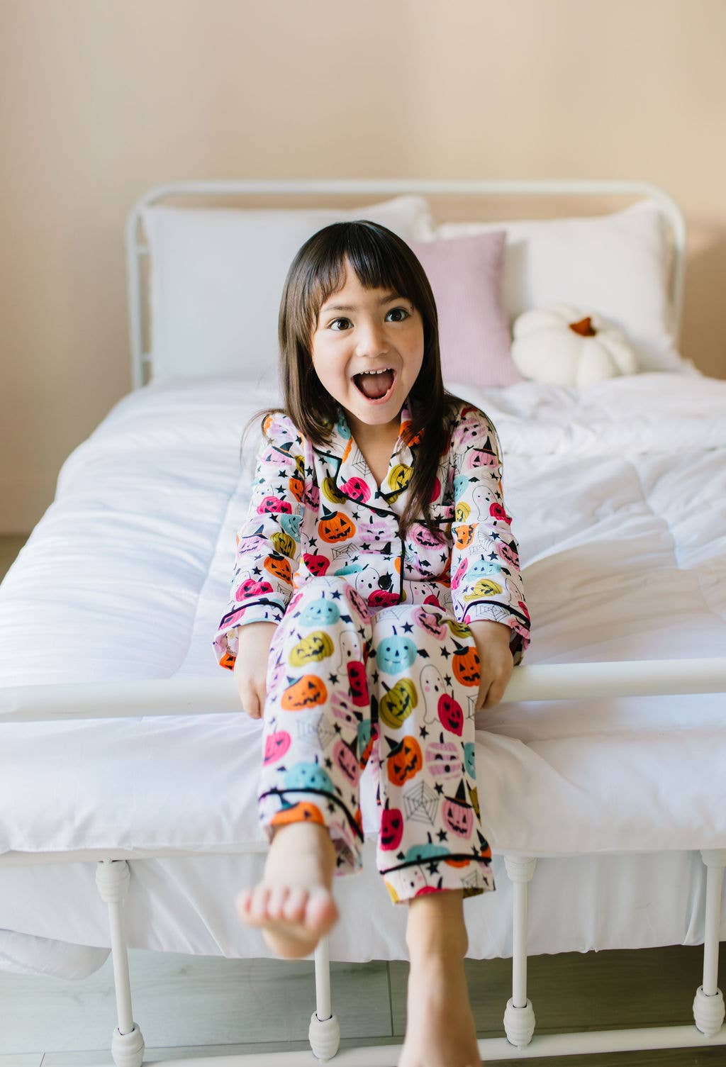 2 piece Button Up Pj Set IN Boo Crew