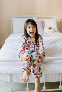 2 piece Button Up Pj Set IN Boo Crew