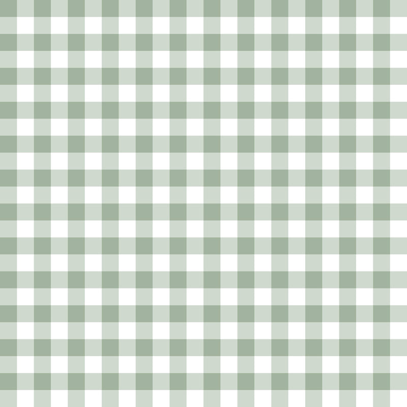 Sage Gingham Zip Jam