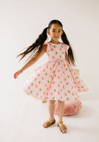 Olivia Dress in Apple A Day