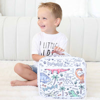 Colorable Lunchbox Jurassic Playground