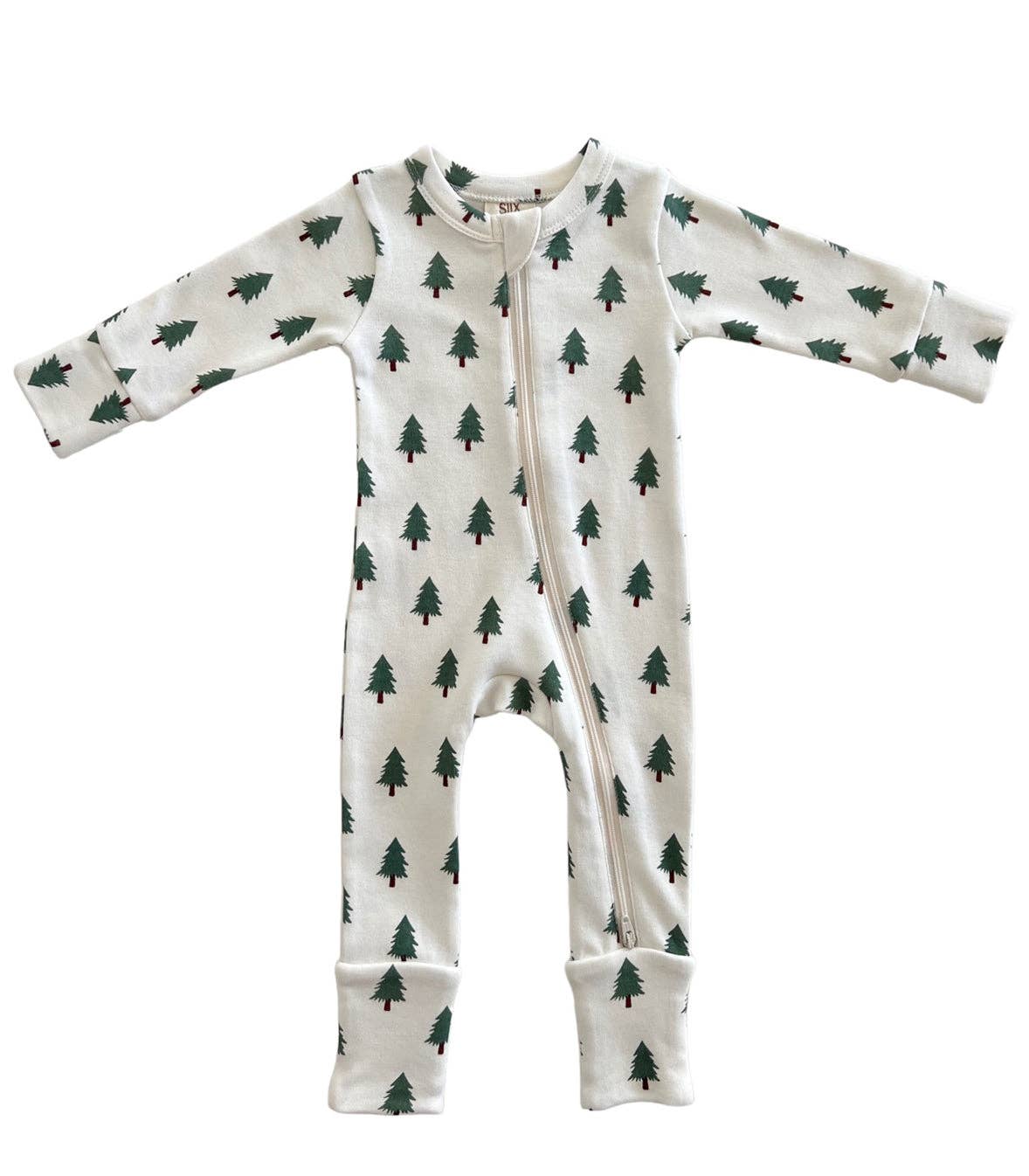 Trees Organic 2-Way Zip Romper