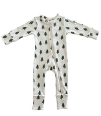 Trees Organic 2-Way Zip Romper