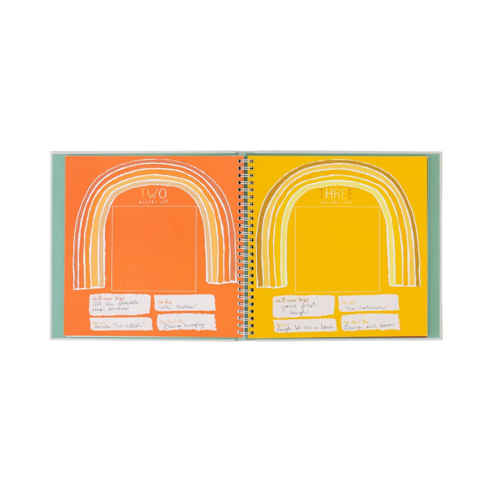 Little Rainbow Baby Memory Book