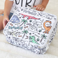 Colorable Lunchbox Jurassic Playground