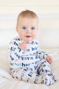 Little Brother Zipper Footie