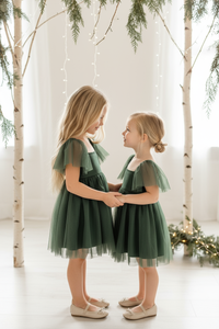 Fawn Dress (forest tulle)