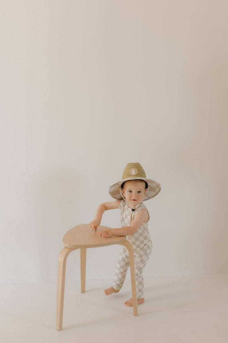 Straw Hat | Checkerboard