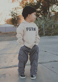 Plaid Flannel Cozy Cargos