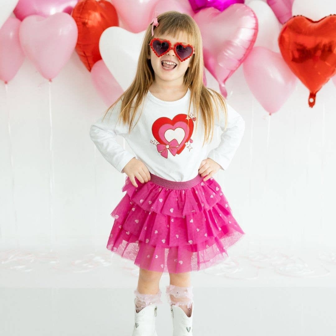 Heart Petal Valentine's Day Tutu - Girls Clothes