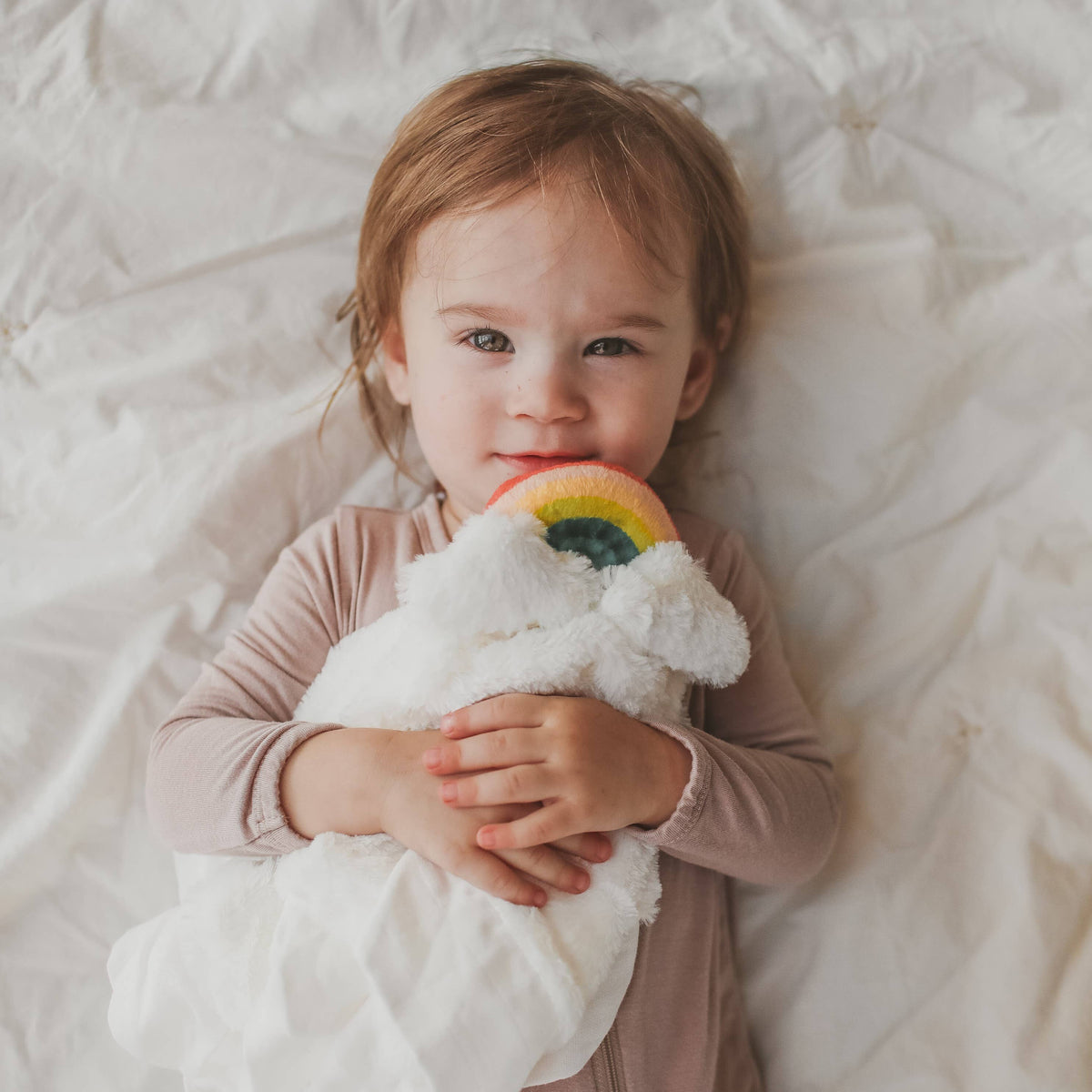 Little Rainbow Baby Lovey