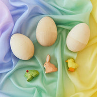 Set of 3 Wooden Eggs