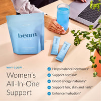 Beam Glow - Blue Raspberry (15 Servings) stick packs