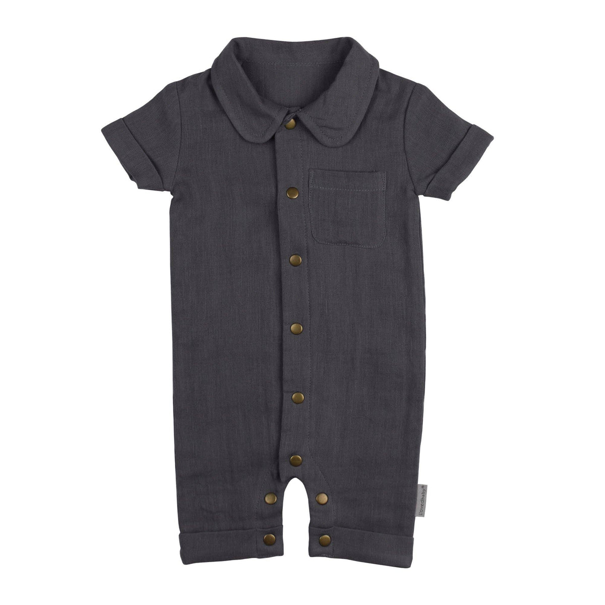Chia Seed | Organic Muslin S/Sleeve Coverall